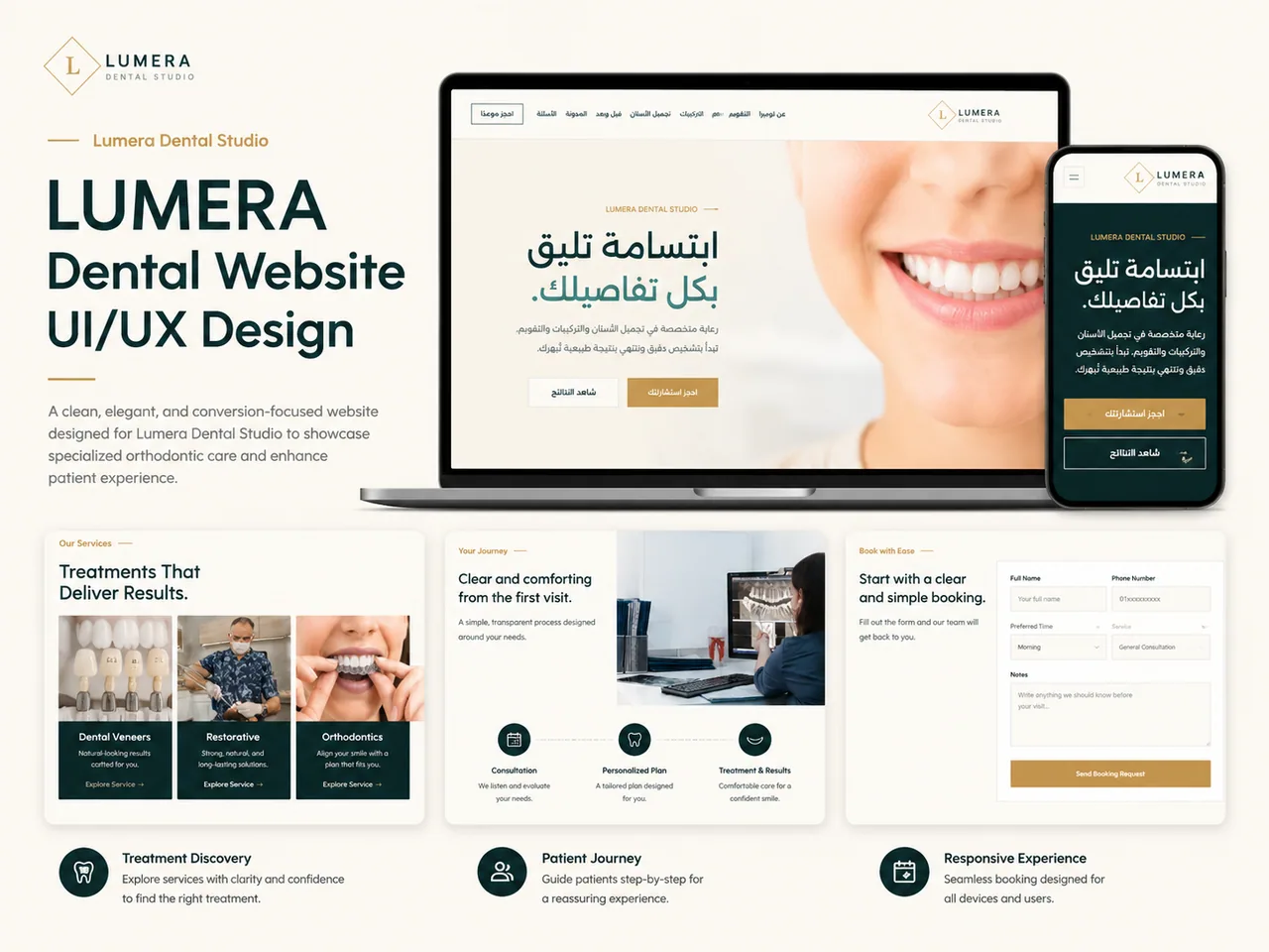 Lumera dental clinic website
